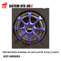 TRM WOOFER KORUMA 20 CM PLASTİK 8 KOLLU MAVİ |  | SES MONTAJ EKİPMANLARI