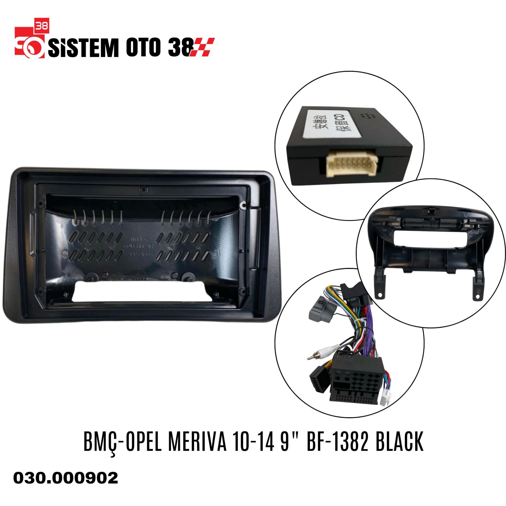 BMÇ-OPEL MERIVA 10-14 9'' BF-1382 BLACK |  | MULTİMEDYALAR