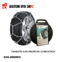TAKMATİK KAR ZİNCİRİ NO 12 MEFATECH |  | PATİNAJ ZİNCİRLERİ