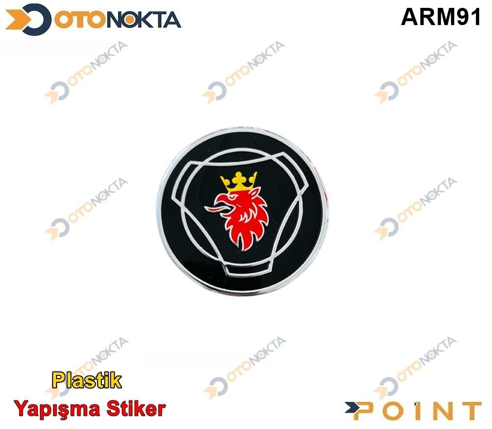 ARMA STICKER SCANIA SIYAH