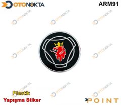 ARMA STICKER SCANIA SIYAH
