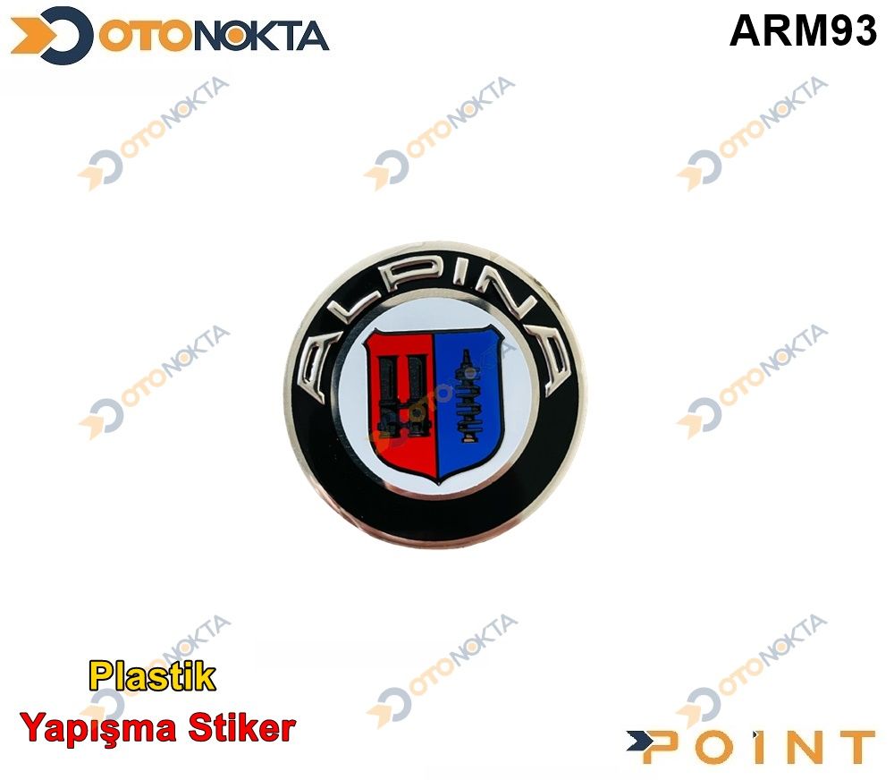 ARMA STICKER ALPINA YUVARLAK