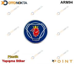 ARMA STICKER SCANIA MAVI