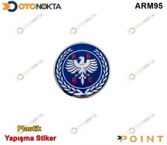 ARMA STICKER ADAC MAVI