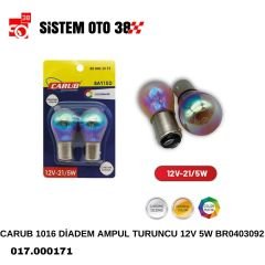 CARUB 1016 DİADEM AMPUL TURUNCU 12V 5W BR0403092 |  | HALOJEN AMPUL GRUBU