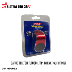 CARUB TELEFON TUTUCU L TİPİ MIKNATISLI KIRMIZI |  | ARAÇ İÇİ AKSESUARLAR
