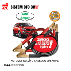 AUTOMİX TAKVİYE KABLOSU 600 AMPER |  | TAKVİYE KABLOLARI