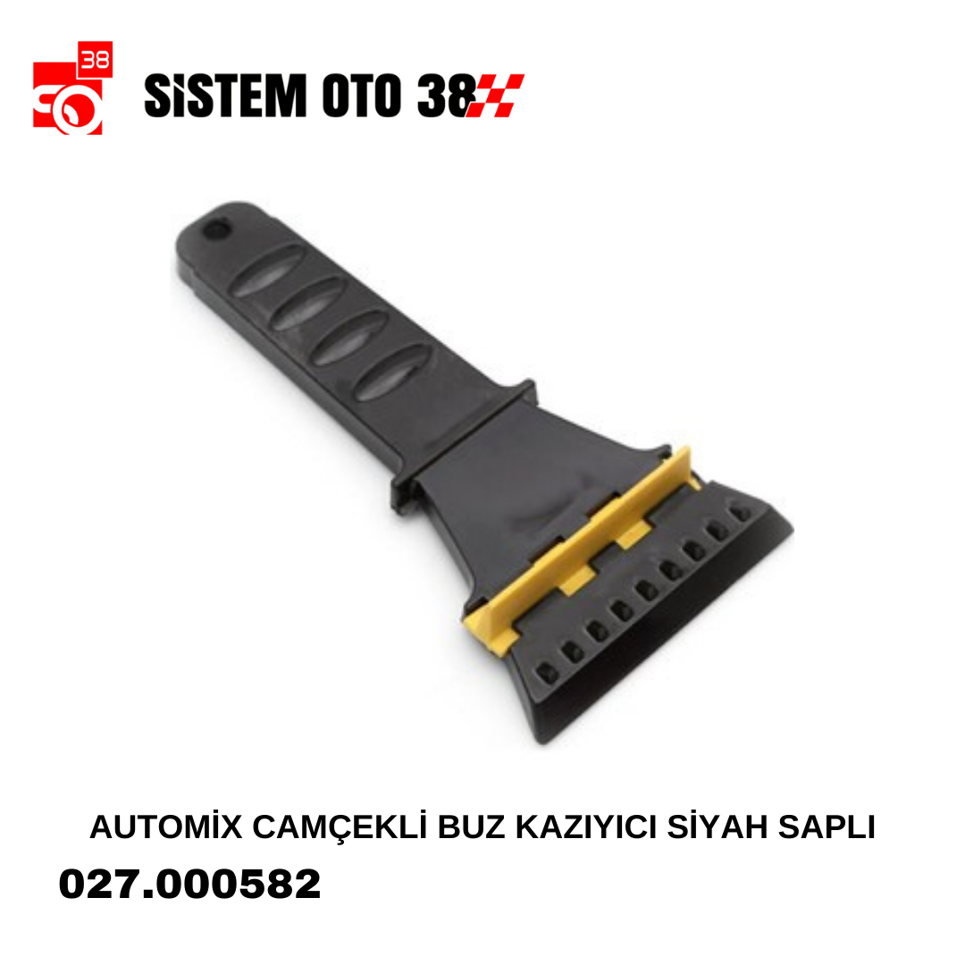 AUTOMİX CAMÇEKLİ BUZ KAZIYICI SİYAH SAPLI |  | KOZMETİK GRUBU