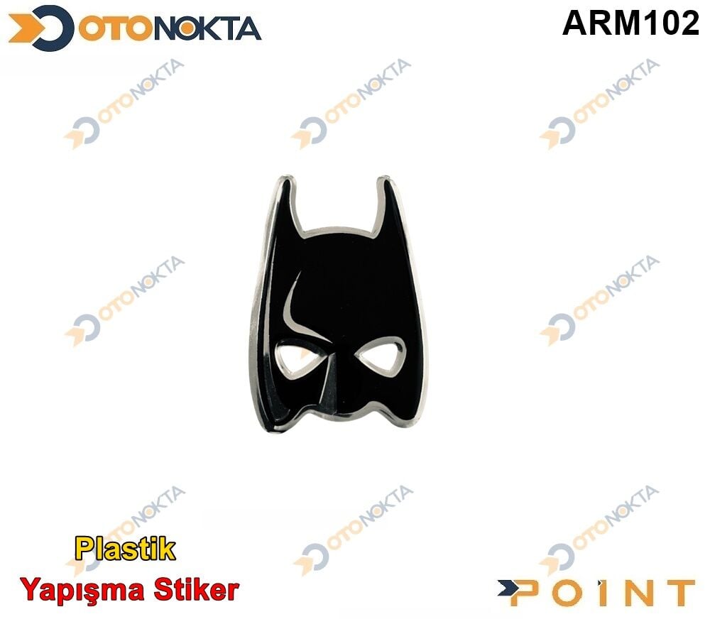 ARMA STICKER BATMAN MASKE SIYAH