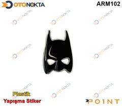 ARMA STICKER BATMAN MASKE SIYAH