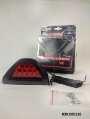 TRM058 F1 ÇAKAR LAMBA SİYAH KIRMIZI CAMLI 12V |  | SİS LAMBALARI