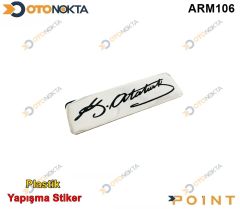 ARMA STICKER KEMAL ATATURK SIYAH