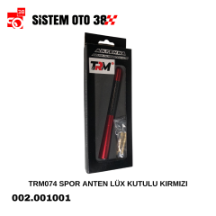 TRM074 SPOR ANTEN LÜX KUTULU KIRMIZI |  | ANTENLER