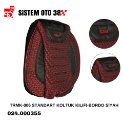TRMK-006 STANDART KOLTUK KILIFI-BORDO SİYAH |  | KOLTUK KILIF VE MİNDER