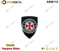 ARMA STICKER UMBRELLA KALKAN SIYAH