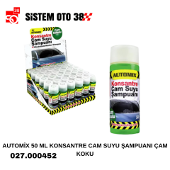 AUTOMİX 50 ML KONSANTRE CAM SUYU ŞAMPUANI ÇAM KOKU |  | KOZMETİK GRUBU