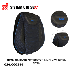 TRMK-011 STANDART KOLTUK KILIFI-MAVİ KIRÇIL SİYAH |  | KOLTUK KILIF VE MİNDER