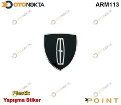 ARMA STICKER BUYUK KALKAN SIYAH LINCOLN