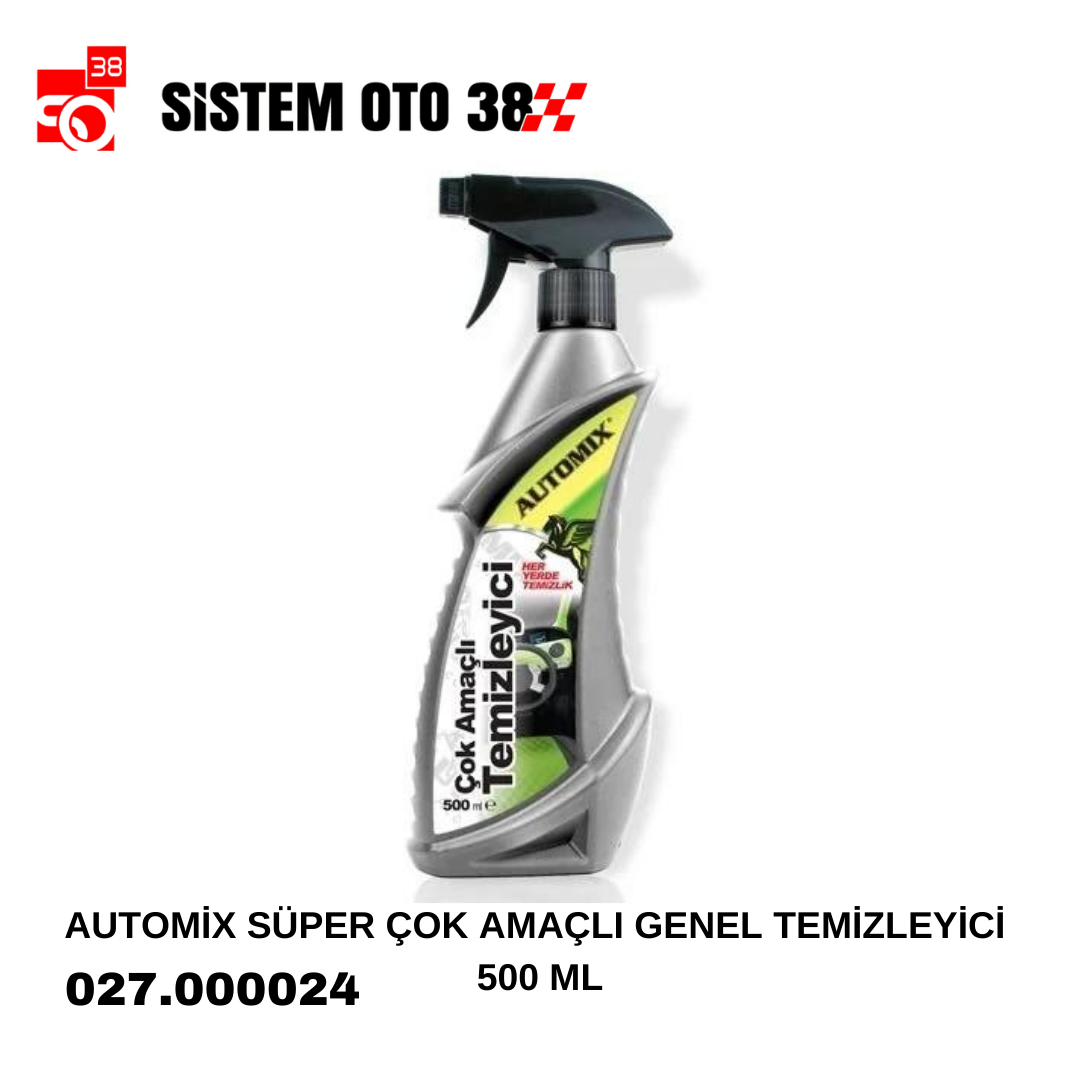 AUTOMİX SÜPER ÇOK AMAÇLI GENEL TEMİZLEYİCİ 500 ML |  | KOZMETİK GRUBU