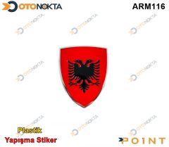 ARMA STICKER ARNAVUTLUK KALKAN CERCEVELI