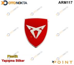 ARMA STICKER KALKAN KIRMIZI CUPRA