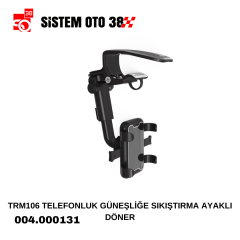 TRM106 TELEFONLUK GÜNEŞLİĞE SIKIŞTIRMA AYAKLI DÖNE |  | ARAÇ İÇİ AKSESUARLAR