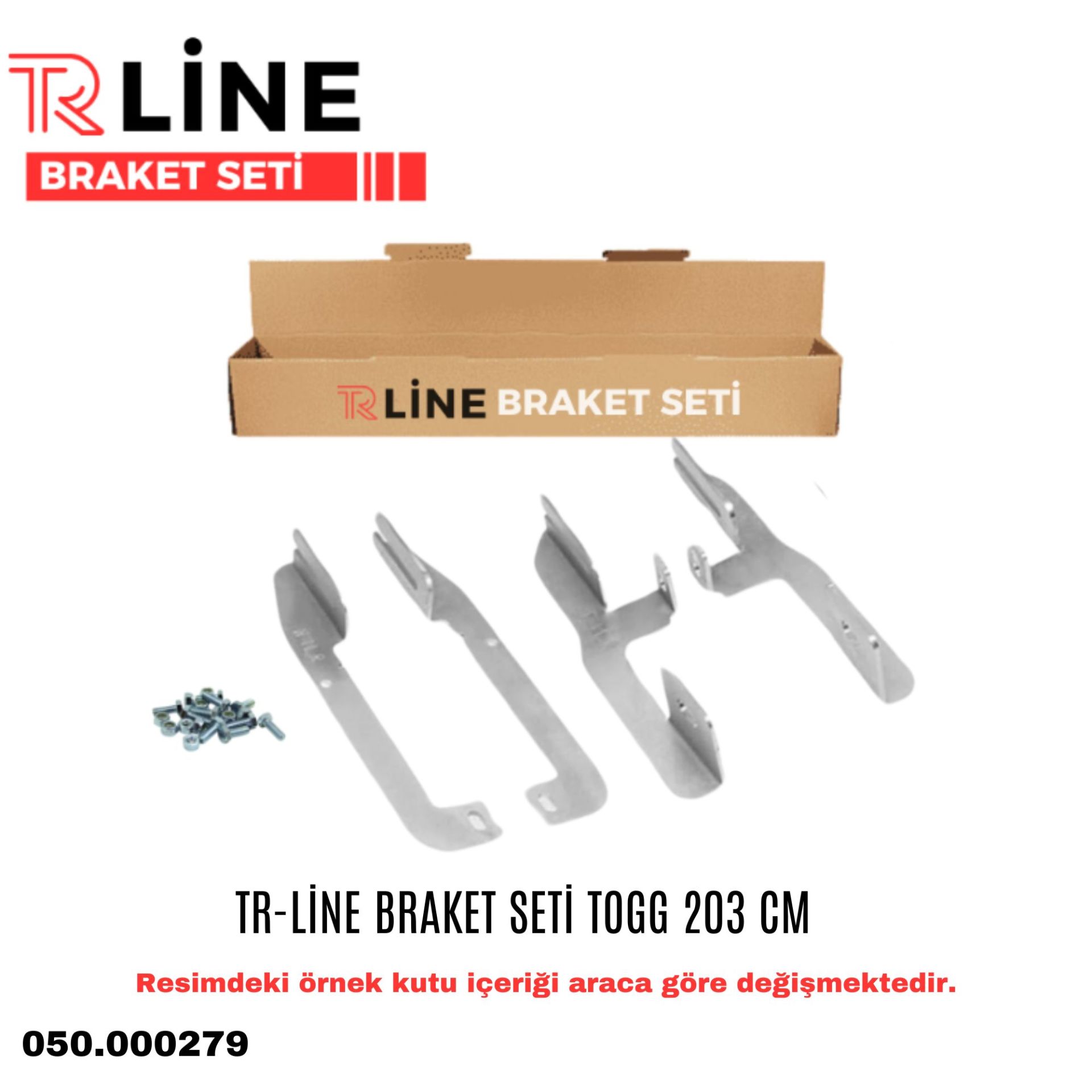 TR-LİNE BRAKET SETİ TOGG 203 CM |  | YAN BASAMAK VE TAVAN BAR