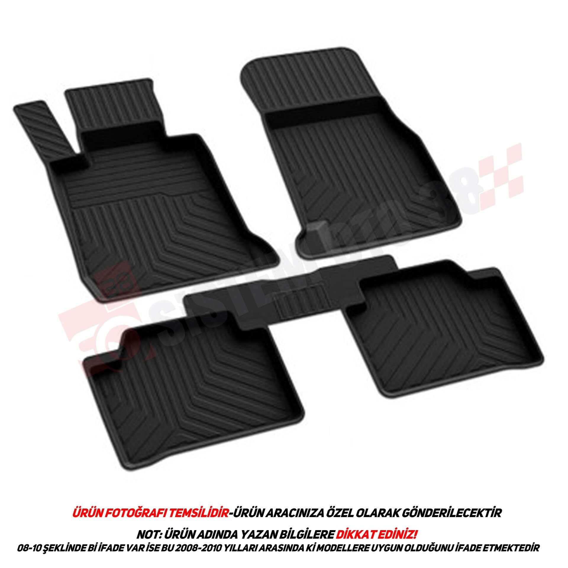 TRM4D-RENAULT MEGANE II 03-08 4D PASPAS SİYAH |  | 4D PASPASLAR