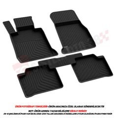 TRM4D-RENAULT MEGANE II 03-08 4D PASPAS SİYAH |  | 4D PASPASLAR