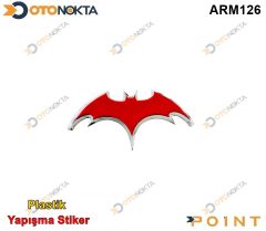 ARMA STICKER BATMAN 3 KIRMIZI