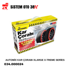 AUTOMİX KAR ÇORABI XLARGE X-TREME SERİES |  | PATİNAJ ZİNCİRLERİ