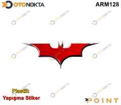 ARMA STICKER BATMAN 4 KIRMIZI