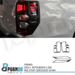 2022+ MITSUBISHI L200 FAR STOP CERCEVESI SIYAH