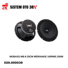 MOBASS MB-8 20CM MİDRANGE 100RMS 250W |  | MİDRANGELER