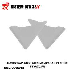 TRM082 KAPI KÖŞE KORUMA APARATI PLASTİK BEYAZ 2 PR |  | ARAÇ DIŞI AKSESUARLAR