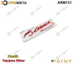 ARMA STICKER KEMAL ATATURK KIRMIZI