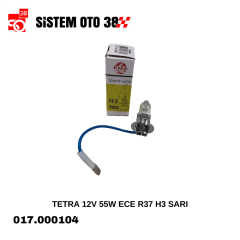 TETRA 12V 55W ECE R37 H3 SARI |  | HALOJEN AMPUL GRUBU