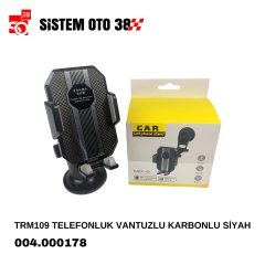 TRM109 TELEFONLUK VANTUZLU KARBONLU SİYAH |  | ARAÇ İÇİ AKSESUARLAR