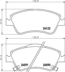 Apetech Toyota Corolla Ön Fren Balata Takımı (2006-2013)