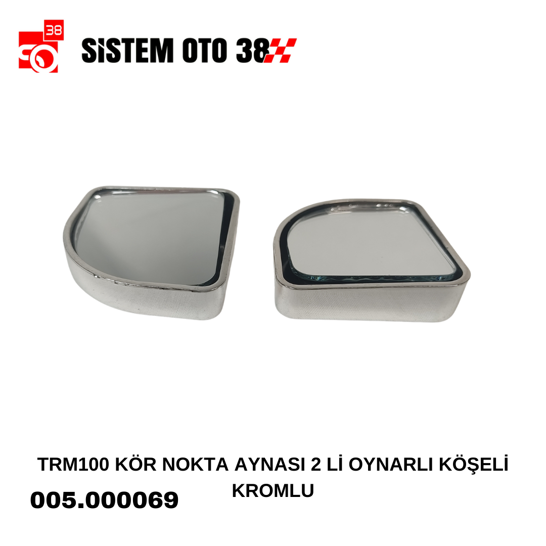 TRM100 KÖR NOKTA AYNASI 2 Lİ OYNARLI KÖŞELİ KROMLU |  | AYNALAR