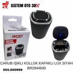 CARUB IŞIKLI KÜLLÜK KAPAKLI LÜX SİYAH BR2944640 |  | ARAÇ İÇİ AKSESUARLAR