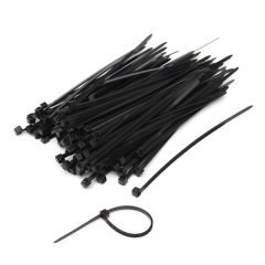 3,5 mm x 150mm KABLO BAĞI İTHAL SİYAH  (1 PAKET 100 ADET ) | İTHAL