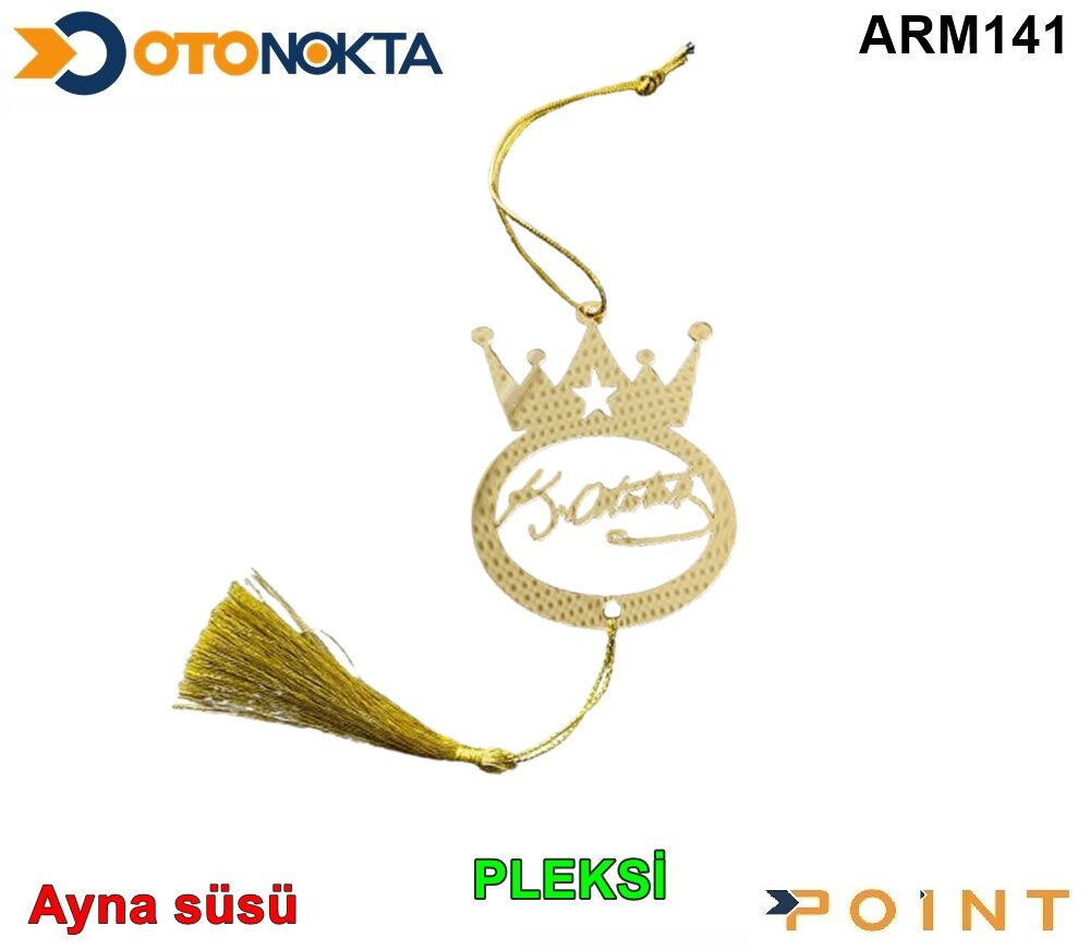 ARMA STICKER AYNA SUSU PLEXI ATATURK GOLD