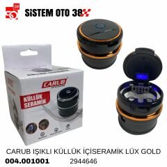 CARUB IŞIKLI KÜLLÜK İÇİSERAMİK LÜX GOLD 2944646 |  | ARAÇ İÇİ AKSESUARLAR