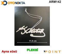 ARMA STICKER AYNA SUSU PLEXI IMZA BEYAZ