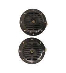 KORNA 12V SÜPERTONE SİYAH 130MM  SET | AUTOMARS