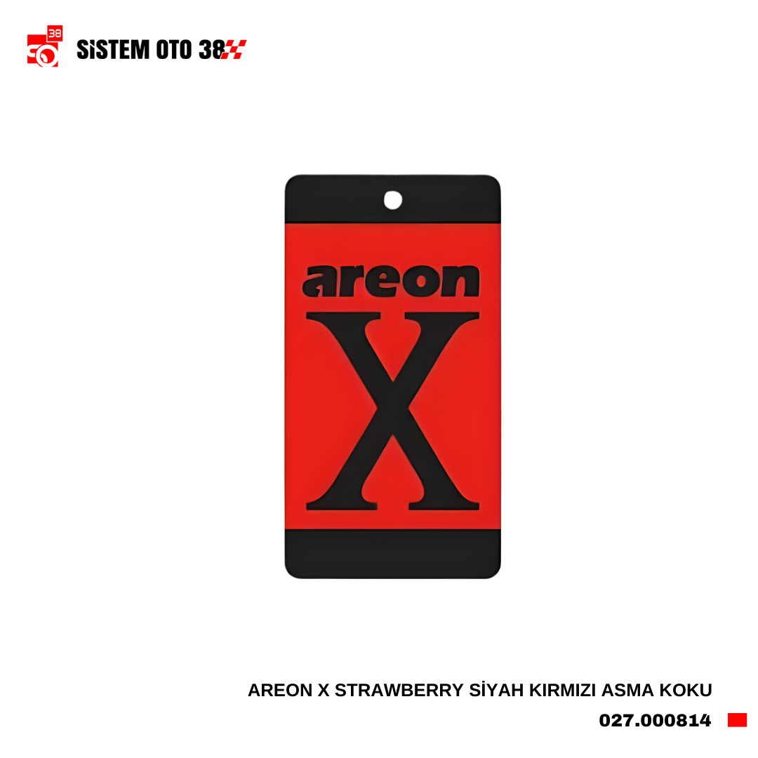 AREON X STRAWBERRY SİYAH KIRMIZI ASMA KOKU |  | KOZMETİK GRUBU