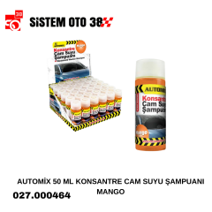 AUTOMİX 50 ML KONSANTRE CAM SUYU ŞAMPUANI MANGO |  | KOZMETİK GRUBU