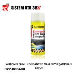 AUTOMİX 50 ML KONSANTRE CAM SUYU ŞAMPUANI LİMON |  | KOZMETİK GRUBU