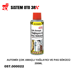 AUTOMİX ÇOK AMAÇLI YAĞLAYICI VE PAS SÖKÜCÜ 200ML |  | MUHTELİF ÜRÜNLER